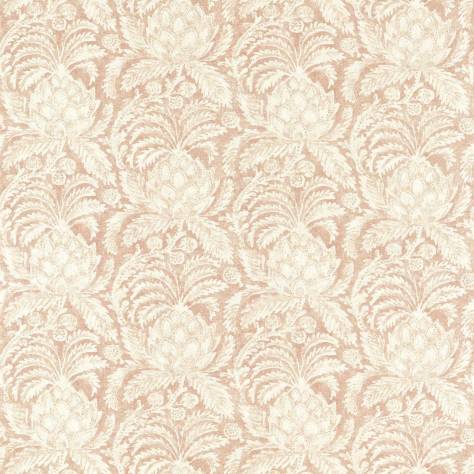 Zoffany Arcadian Thames Fabrics Pina De Indes Fabric - Tuscan Pink - ZART322763