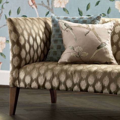 Zoffany Arcadian Thames Fabrics Eleonora Print Fabric - Evergreen - ZART322771 - Image 3