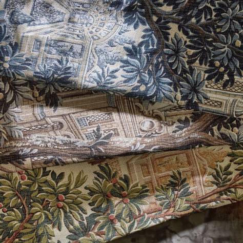 Zoffany Arcadian Thames Fabrics Lisere Stripe Fabric - La Seine - ZART333352 - Image 4
