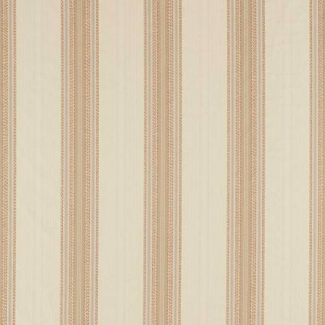 Zoffany Arcadian Thames Fabrics Lisere Stripe Fabric - Paris Grey - ZART333353 - Image 1