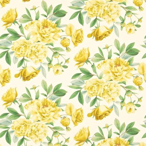 Zoffany Woodville Fabrics Phoebe Fabric - Cadmium Yellow - ZWOO321435 - Image 1