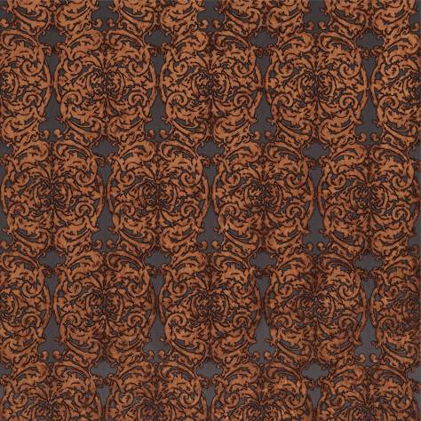 Zoffany Tespi Prints & Weaves Fabrics Tespi Fabric - Fig/Copper - ZTES331212 - Image 1