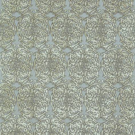 Zoffany Tespi Prints & Weaves Fabrics Tespi Fabric - Silver/Pearl - ZTES331256 - Image 1