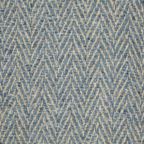 Zoffany Jaipur Weaves Banyan Fabric - Soft Blue - ZJAI331660