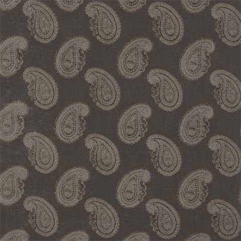 Zoffany Jaipur Weaves Orissa Velvet Fabric - Sable - ZJAI331662 - Image 1