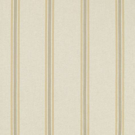 Sanderson Home Potton Wood Embroideries Fabrics Hockley Stripe Fabric - Dijon - DPOT236279