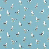 Shore Birds Fabric - Pacific