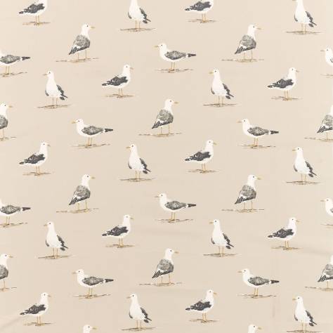 Sanderson Home Port Isaac Fabrics Shore Birds Fabric - Driftwood - DCOA226494 - Image 1