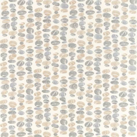 Sanderson Home Port Isaac Fabrics Stacking Pebbles Fabric - Driftwood/Slate - DCOA226496