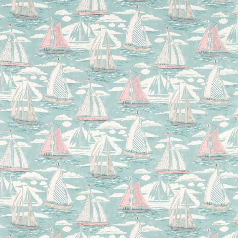 Sanderson Home Port Isaac Fabrics Sailor Fabric - Sky - DCOA226504 - Image 1