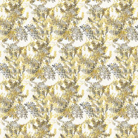 Fibre Naturelle  Giverny Fabrics Camille Fabric - Ochre - GICA04