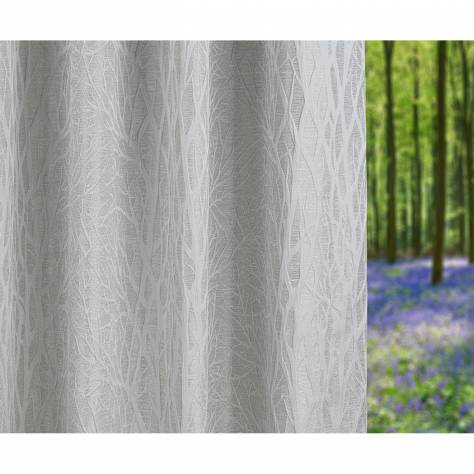 Fibre Naturelle  Linford Fabrics Linford Fabric - Dove - LIN01 - Image 3