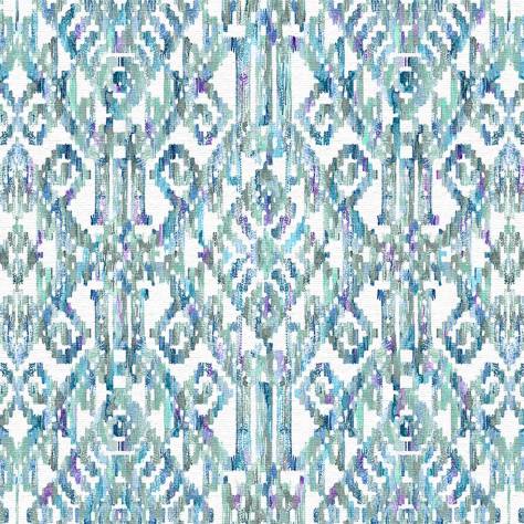 Fibre Naturelle  Marrakesh Fabrics Marrakesh Fabric - Aqua - MARR02 - Image 1
