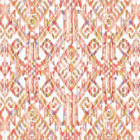 Fibre Naturelle  Marrakesh Fabrics Marrakesh Fabric - Coral - MARR04 - Image 1