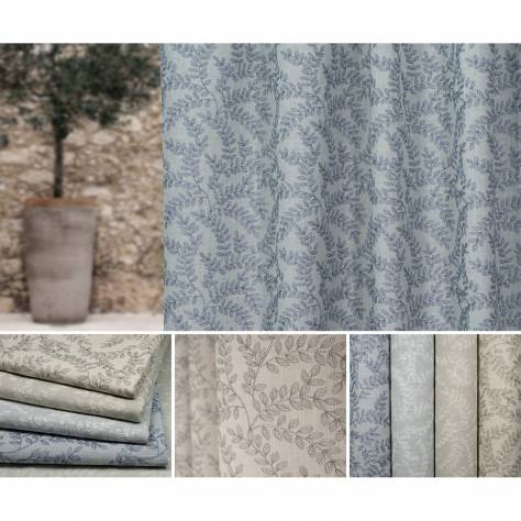 Fibre Naturelle  Wisley Fabrics Wisley Fabric - Silver - WIS/03