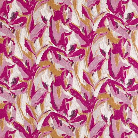 Camengo Bonheur Fabrics Joie Fabric - Fuchsia - 41180214 - Image 1