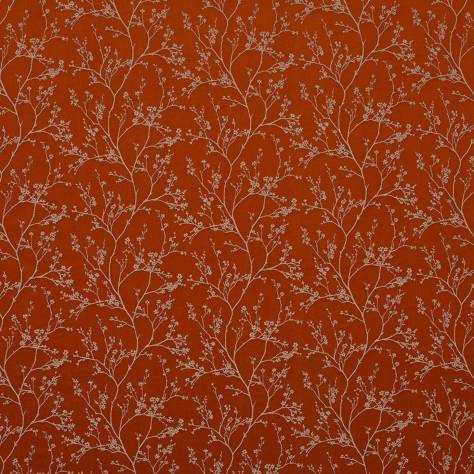 Camengo Bonheur Fabrics Quietude Fabric - Orange - 41220423