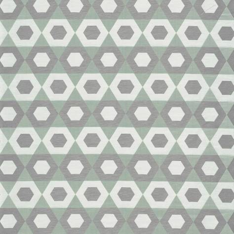 Camengo Rainbow 3 Fabrics Excentricite Fabric - Celadon - A41940258 - Image 1