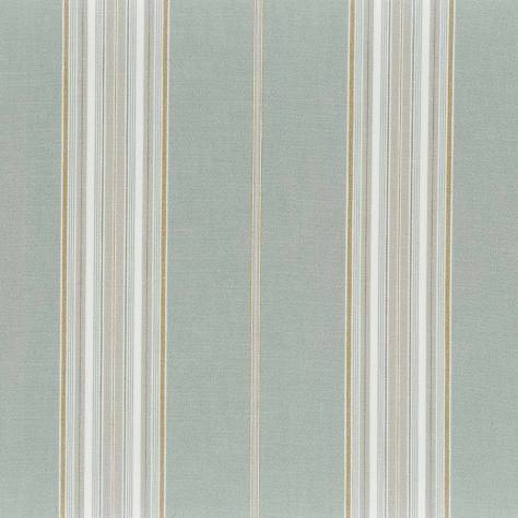 Camengo Bruges Stripe Fabrics Gaita Fabric - Celadon - 44310451 - Image 1