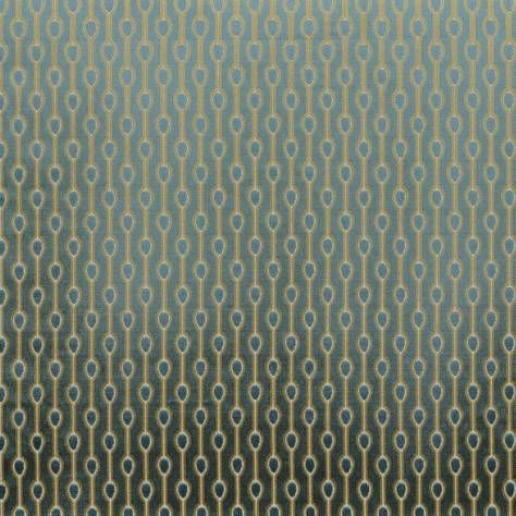 Camengo Josephine Fabrics Loge Fabric - Vert de Gris - 44050194