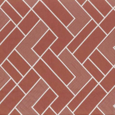 Camengo Oasis Fabrics Maui Fabric - Terracotta - 44200796 - Image 1
