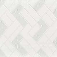 Maui Reflet Fabric - Silver Blanc