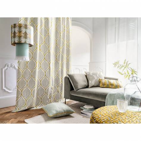 Camengo Jade Fabrics Saule Pleureur Fabric - Vert De Gris - 46340258 - Image 4