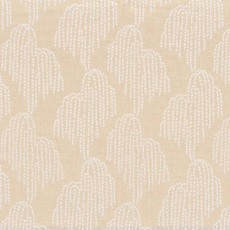 Camengo Jade Fabrics Saule Pleureur Fabric - Nacre - 46340406