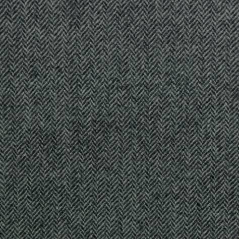 Warwick Sabiro Wool Fabrics Poole Fabric - Ebony - POOLEEBONY