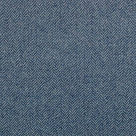 Warwick Sabiro Wool Fabrics Poole Fabric - Navy - POOLENAVY