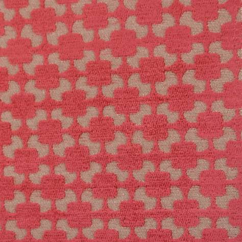 Warwick Laureate Fabrics Mayes Fabric - Coral - MAYESCORAL
