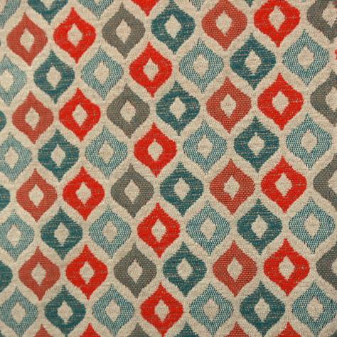 Warwick Laureate Fabrics Tennyson Fabric - Coral - TENNYSON-CORAL