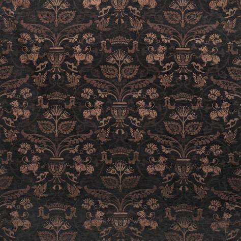 Warwick Legacy Tapestry  Bayeaux Fabric - Mahogany - BAYEAUXMAHOGANY