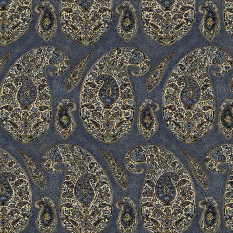 Warwick Palazzo Fabrics Festoni Fabric - Lazuli - FESTONILAZULI
