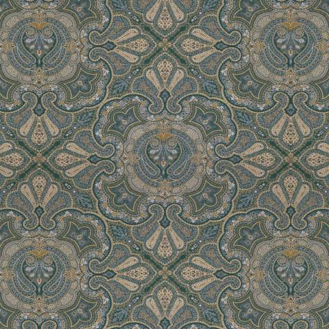 Warwick Mesopotamia Fabrics Khotan Fabric - Juniper - KHOTANJUNIPER - Image 1