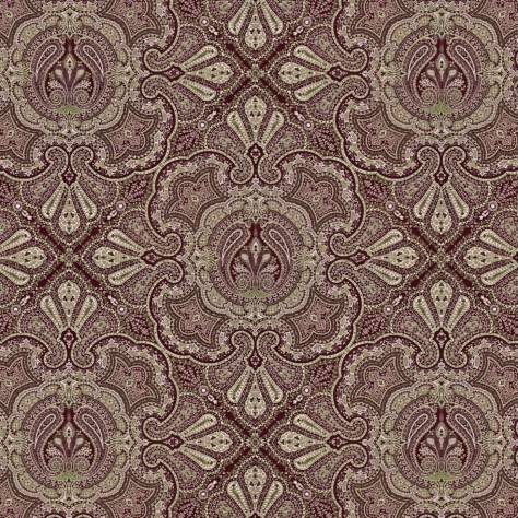 Warwick Mesopotamia Fabrics Khotan Fabric - Mulberry - KHOTANMULBERRY - Image 1