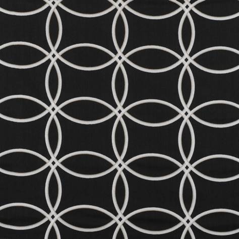Warwick Monochrome Fabrics Njia Fabric - Usiku - NJIAUSIKU