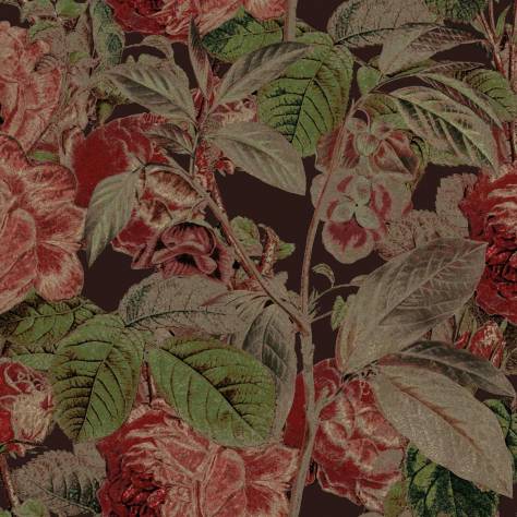 Warwick Medley Fabrics Botanica Fabric - Cranberry - BOTANICACRANBERRY
