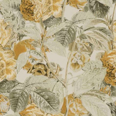 Warwick Medley Fabrics Botanica Fabric - Mustard - BOTANICAMUSTARD - Image 2