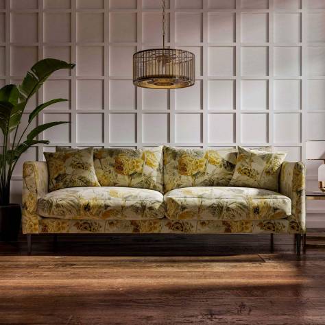 Warwick Medley Fabrics Botanica Fabric - Mustard - BOTANICAMUSTARD