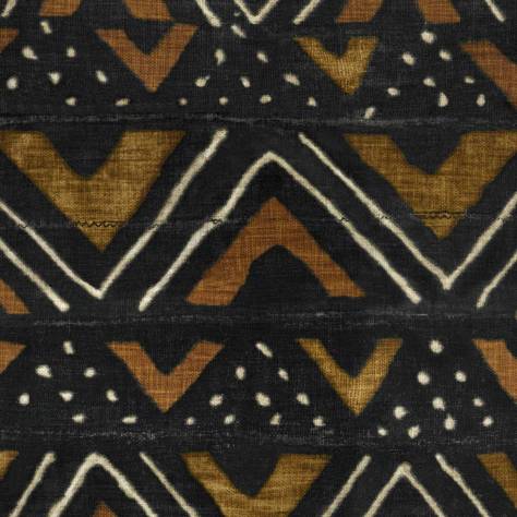 Warwick Medley Fabrics Kuba Fabric - Ochre - KUBAOCHRE - Image 2