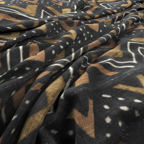 Warwick Medley Fabrics Kuba Fabric - Ochre - KUBAOCHRE