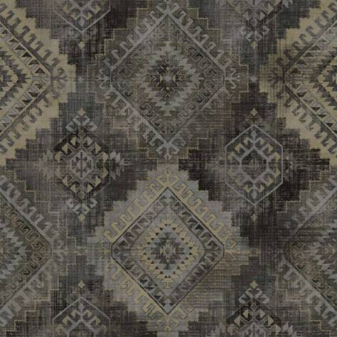 Warwick Medley Fabrics Soumakh Fabric - Charcoal - SOUMAKHCHARCOAL - Image 2