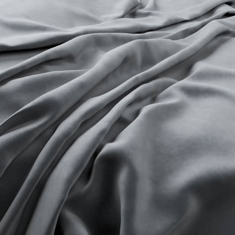 Warwick Plush Velvet III Fabrics Plush Velvet Fabric - Steel - PLUSHVELVETSTEEL