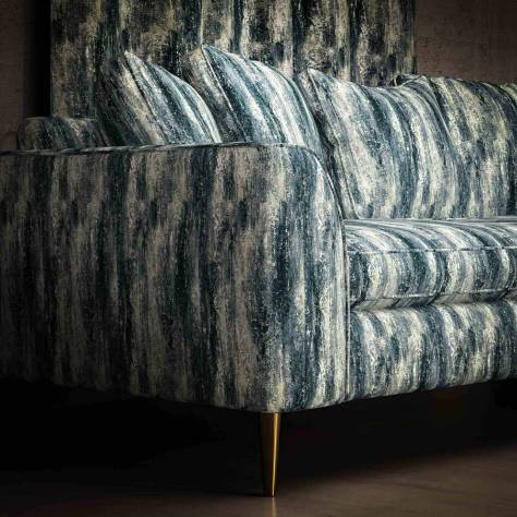 Warwick Sequoia Fabrics Valdivian Fabric - Lapis - VALDIVIANLAPIS - Image 4
