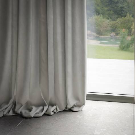Warwick Stonewashed Linens Heavy Linen Fabric - Mist - HEAVYLINENMIST