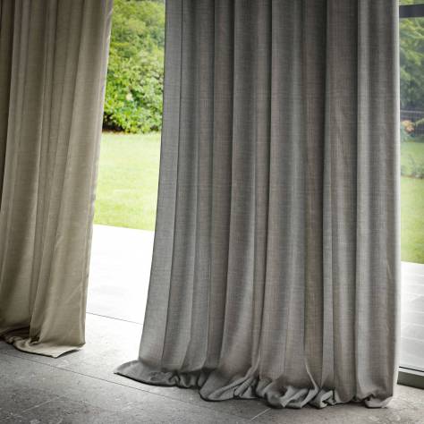 Warwick Stonewashed Linens Vintage Linen Fabric - Pewter - VINTAGELINENPEWTER - Image 4