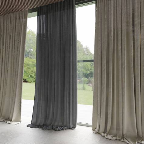 Warwick Laundered Linen Fabrics Laundered Linen Fabric - Storm - LAUNDEREDLINENSTORM