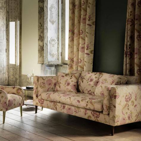Warwick Heritage Fabrics Chatsworth Fabric - Mulberry - CHATSWORTHMULBERRY - Image 4