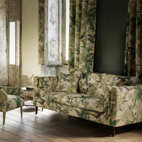 Warwick Heritage Fabrics Glyndebourne Fabric - Forest - GLYNDEBOURNEFOREST - Image 4